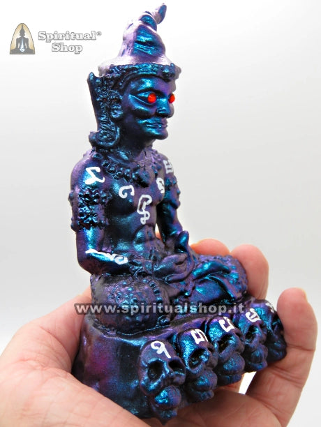 Statua Thailandese Magica KOGAN Phra Gang Blue Purple - Un'Esclusiva SPIRITUAL SHOP per RICCHEZZA, LAVORO, SUCCESSO e POTERE PERSONALE con Video Benedizione Monaco!