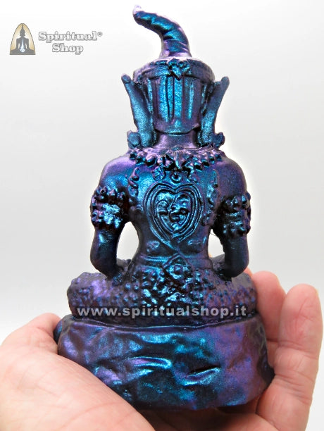 Statua Thailandese Magica KOGAN Phra Gang Blue Purple - Un'Esclusiva SPIRITUAL SHOP per RICCHEZZA, LAVORO, SUCCESSO e POTERE PERSONALE con Video Benedizione Monaco!