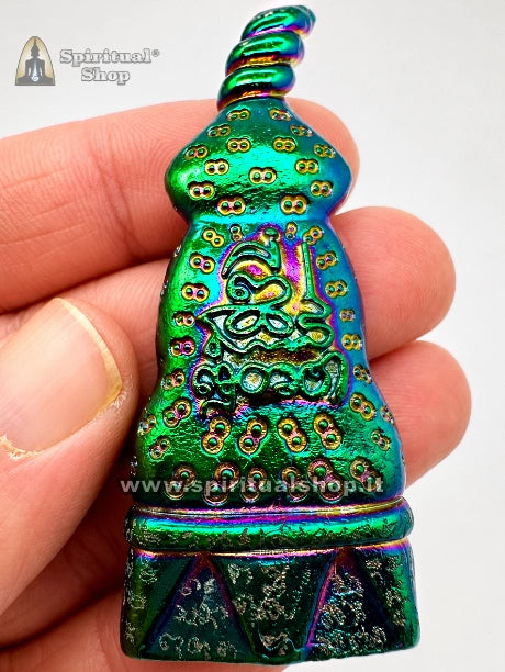 Statuina Phra Ngang Ndee Attrazione Magnetica, Fortuna e Prosperità Totale di Ajarn Jiam (Scegli Blue o Rainbow)