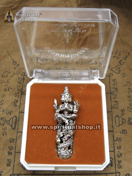 SPECIALE TAKRUT "PHROM MAHA SETTHI" PER FORTUNA & RICCHEZZA Emissione Tempio ENERGIZZATO DA 9 MONACI FAMOSI PEZZO IMPERIDIBILE con TEMPLE BOX UFFICIALE!*