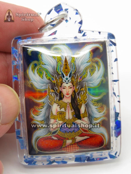 Talismano Thailandese DEA 9 CODE DI VOLPE (Nang Chingchok) per RICCHEZZA, CHARM, FORTUNA, PROTEZIONE ECONOMICA (Unico Pezzo Disponibile)