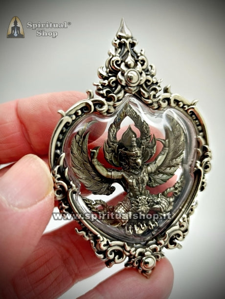 TALISMANO THAILANDESE GARUDA IMPERATORE per PROTEZIONE ESTREMA, PRESTIGIO, AUTORITA', PROSPERITA' Versione Deluxe Boxed (UNICO PEZZO)