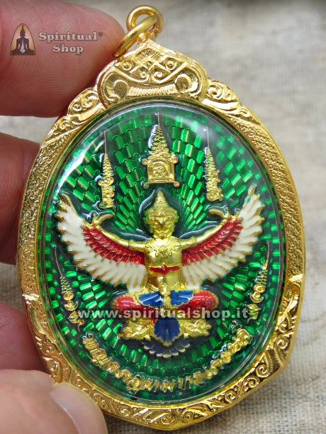 Talismano Thailandese GRAND GARUDA per RICCHEZZA, SUCCESSO, COMANDO, PROTEZIONE