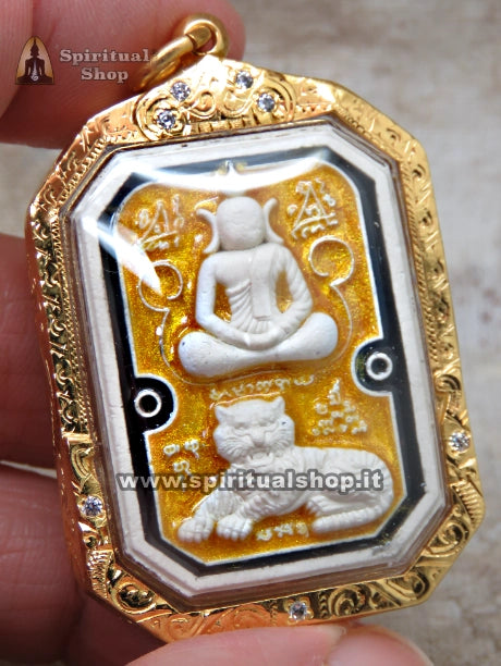 Talismano Thailandese KAISER TIGER Potentissimo per RICCHEZZA e PROTEZIONE con Temple Box - Benedetto da Monaco con Cerimonia (Unico Pezzo)