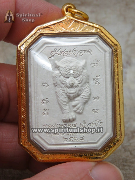 Talismano Thailandese KAISER TIGER Potentissimo per RICCHEZZA e PROTEZIONE con Temple Box - Benedetto da Monaco con Cerimonia (Unico Pezzo)
