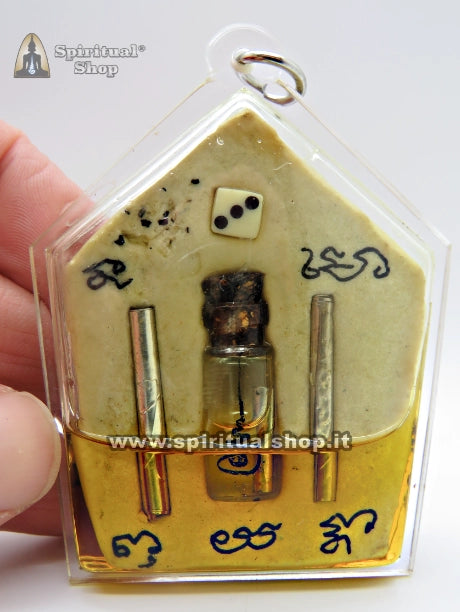 Talismano Thailandese KHUN PAEN per UOMO + Stupenda Tela Magica Per Conquiste Femminili, Sesso, Attrazione. Vecchio Tipo Super Ricercato ed Introvabile! (Unico Pezzo)