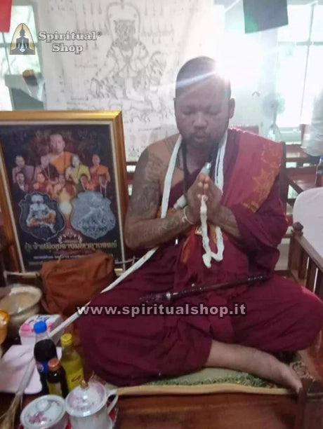 Talismano Thailandese TIGRE KRAM Saming Prai (Cerimonia Multi Monaco) Simbolo di Fortuna, Autorità, Protezione (Tradizione Thai)