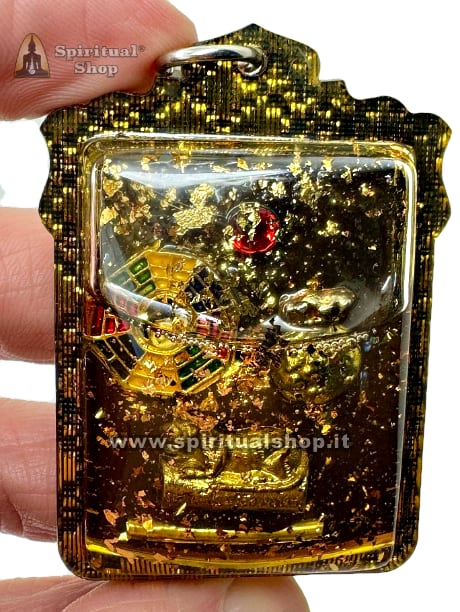 TALISMANO THAILANDESE DI LP PERN "108 OLII SACRI DEL TEMPIO" ENERGIZZATO MONACI WAT BANG PHRA per PROTEZIONE e RICCHEZZA! (UNICO PEZZO)*