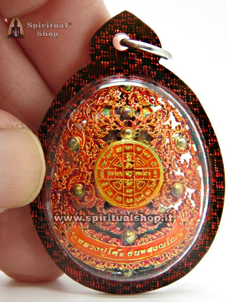 Talismano Thailandese PHRA PIDTA Luxury Rainbow Protezione Totale contro Sfortune, Magia Nera, Fatture, Invidia, Perdite Economiche con Temple Box Certificato. Limited Edition (Unico Pezzo!)