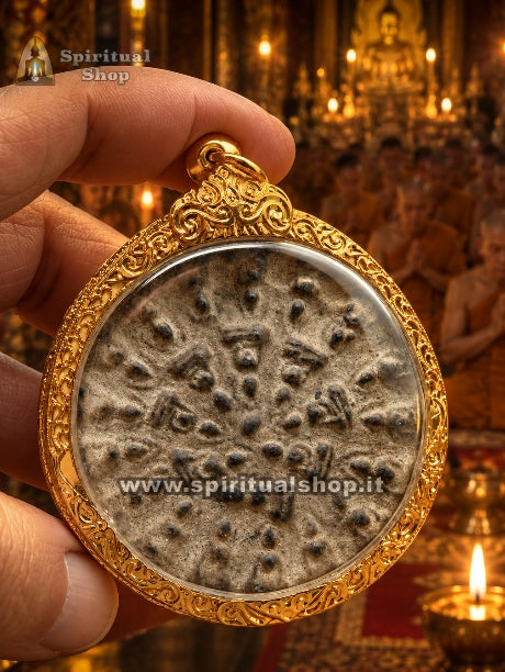 Talismano Thailandese di Protezione "i Sacri 50 SOMDEJ" per Protezione Totale Respinge Magia Nera, Fatture, Invidie, Persone Negative e Luoghi Sfortunati (Unico pezzo)
