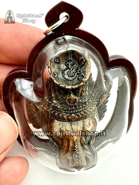 Talismano Thailandese Maschera Ruesi trasformazione GRAND TIGER Favoloso per ATTRARRE SOLDI, SUCCESSO, LAVORO, POTERE. BENEDETTO dal Monaco Tempio Wat Bang Phra*
