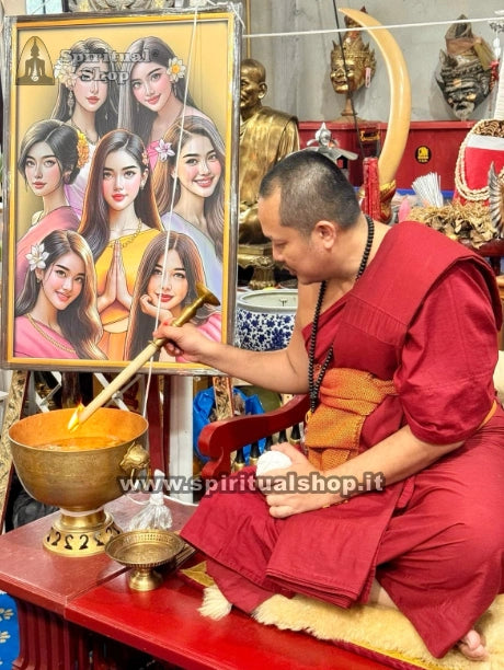 Talismano Thailandese RUESI TIGER SAMING PRAI per AUTORITA' ABBONDANZA ECONOMICA DOMINIO FASCINO PROTEZIONE SUPERIORE (Entra e Guarda la CERIMONIA) Unico Pezzo!