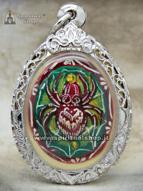 talismano thailandese sacro ragno della ricchezza dal monaco kruba krissana