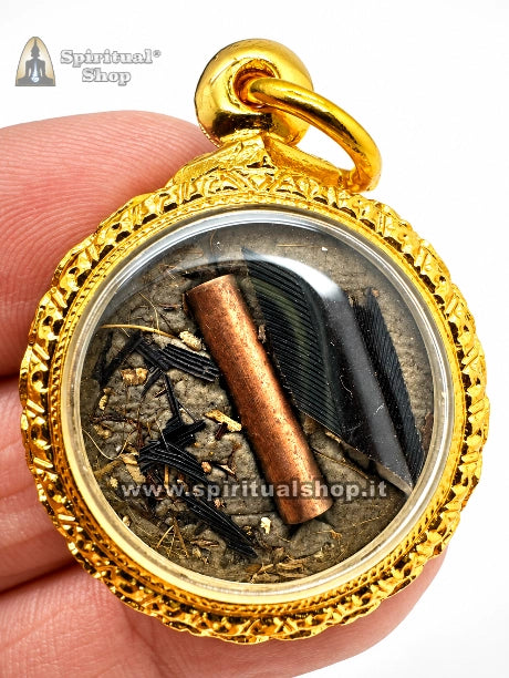 Talismano Thailandese LOCKET SARIKA PEARL Porta DENARO, RICCHEZZA, PROSPERITÀ, OPPORTUNITÀ (Unico Pezzo)
