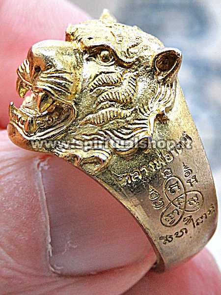 Anello Magico Tigre di L.P. Pern Consacrato ed Energizzato* nel suo tempio di Wat Bang Phra (Pezzo da Collezione) ULTIMO RIMASTO!!!