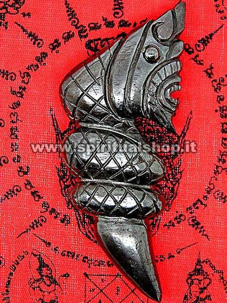 Suggestivo esemplare di Naga Scolpito a Mano in Lek Lai (Pezzo da Collezione) Ultimo Rimasto!*