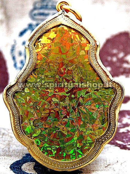 Attrarre Soldi Talismano Maschera di Ruesi con Zirconi Magia Thailandese + Mantra per Attivarla