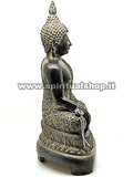 Statua Buddha Superba in Metallo 21x13cm 1,1Kg con Cert. Ministero Beni Culturale Thailandese (Consigliata da Me), Non Perdertela!