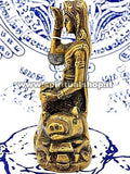 Statua della Dea Nang Kwak Portatrice di Soldi e Ricchezze* in Ottone Energizzata da Monaci con certificato Min. Beni Culturali Thailandese!