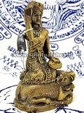 Statua della Dea Nang Kwak Portatrice di Soldi e Ricchezze* in Ottone Energizzata da Monaci con certificato Min. Beni Culturali Thailandese!