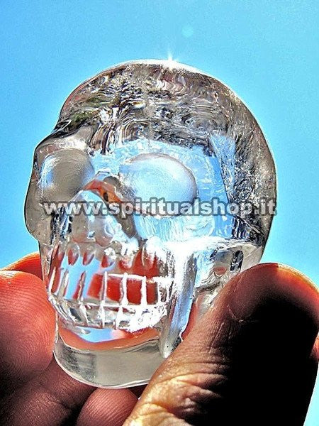 Teschio Quarzo Tibetano Alta Quota (Massima Qualità) SKULL1*