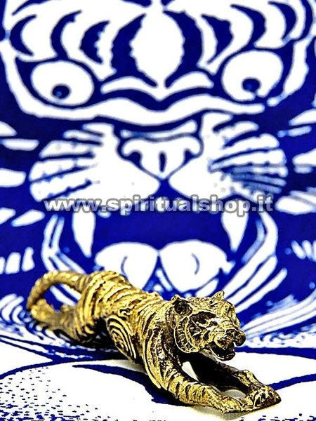 Amuleto di Protezione* Tigre del tempio Wat Bang Phra dai discepoli di L.P. Pern Per Ricorrenza
