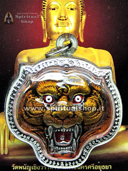 POTENTISSIMO AMULETO CONTRO IL MALOCCHIO Tigre Thailandese Annulla Fatture Malocchi Invidie Nemici dai discepoli di L.P. Pern (Tempio Wat Bang Phra) ULTIMA!*