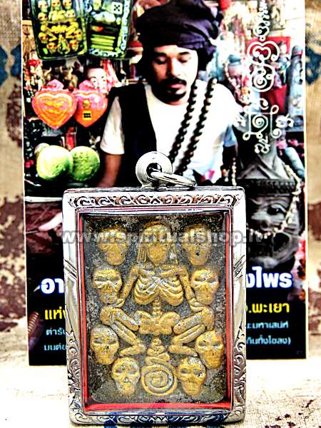 POTENTISSIMO Amuleto Necromantico 9 Teschi Argilla dorati per Propiziare FORTUNA e FLUSSO di DENARO e GROSSE VINCITE*