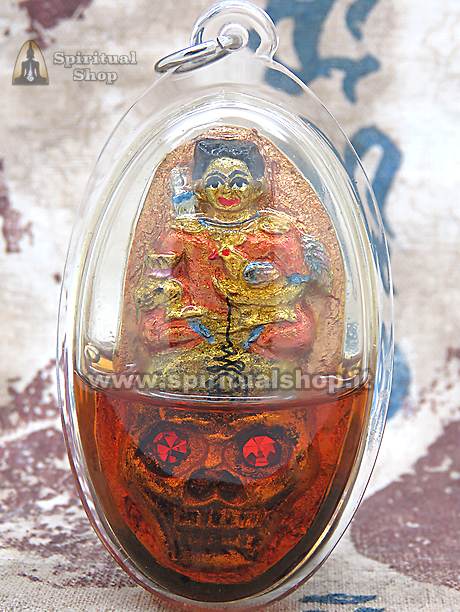 Spettacolare Amuleto Cambogiano per Successo Personale Dominazione degli Eventi Incrementare Fortuna con Speciale Olio Phra Moeh*