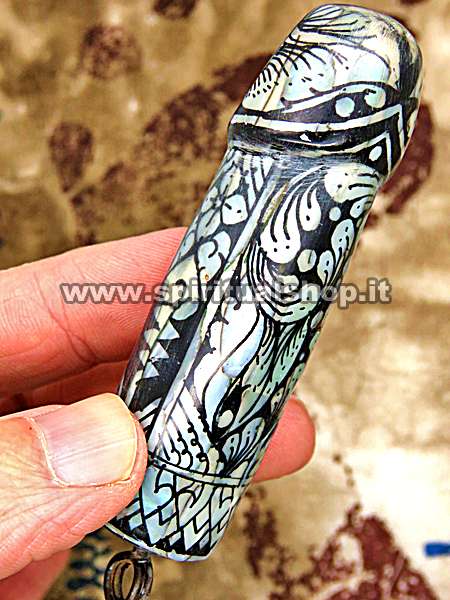 Amuleto FALLO SCIAMANO in MADREPERLA con KRING Sonoro e Collana MASSIMIZZA LA TUA ATTRAZIONE MAGNETICA SESSUALE (Mai Visto Prima!!!)*