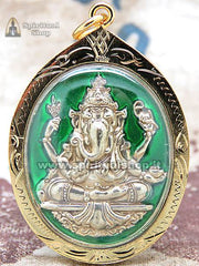 AMULETO PORTAFORTUNA ATTIRA SOLDI Ganesh per Ricchezza, Fortuna, Vincite al gioco!*