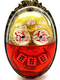 Amuleto Necromantico Thailandese Teschio 3 Dadi per Propiziare FORTUNA AL GIOCO ed Entrate SOLDI e Portare FORTUNA! + 5 Banconote di Nang Kwak in REGALO*