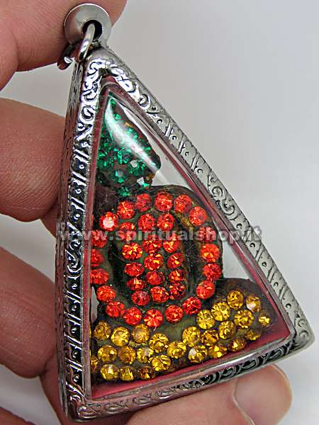 Amuleto Thailandese Buddha PEZZO ESCLUSIVO Rilasciato dal Tempio Wat Bang Phra Amuleto Thailandese Buddha PEZZO ESCLUSIVO Rilasciato dal Tempio Wat Bang Phra