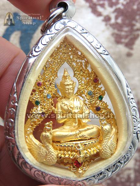 Amuleto Thailandese "BUDDHA CARISMATICO" SUPER POTENTE (BENESSERE ECONOMICO, PROTEZIONE, SUCCESSO NELLA VITA) Multigemma Dal Tempio Ayutthaya*