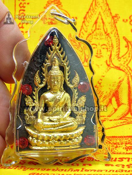 Amuleto per aumentare FORTUNA e PROTEZIONE Golden Buddha Chinnaraj con Tela Sacra in Regalo (Unico Pezzo)*