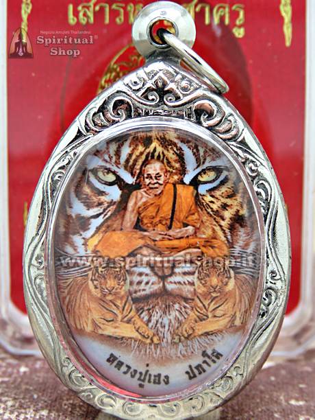 Amuleto Thailandese LOCKET del Monaco LP HENG (FORZA ed INVULNERABILITA') Edizione Limitata Marchiata con Temple Box (Da PRENDERE al Volo!!!)*