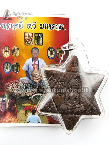 Amuleto thailandese stella magica della fortuna