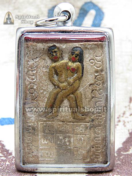 VECCHIO AMULETO CAMBOGIANO GEOMETRIA MAGICA KHMER PER UOMO CHE VUOLE ATTIRARE LE DONNE (UNICO PEZZO)*