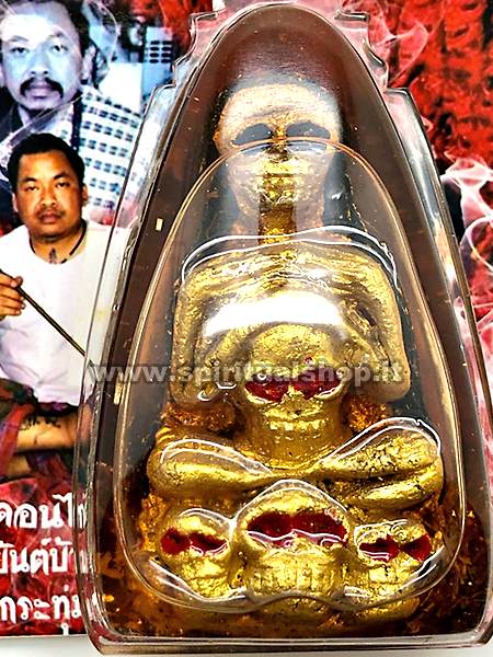 Amuleto Thailandese "Komthothan"  Stupendo per Portare Fama Notorietà Reputazione e Successo nelle tue Attività dal famoso Monaco dei Sak Yants (Unico Pezzo)*
