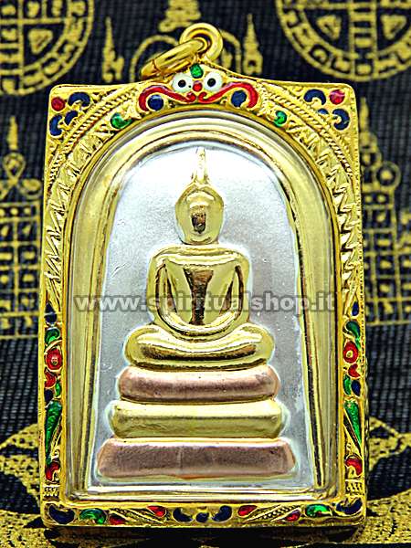 Amuleto di Protezione "Golden Somdej" Portafortuna e Benessere Economico (Ultimo Rimasto!)*