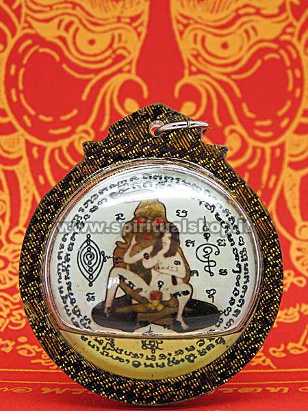 Amuleto Thailandese Phra NGang per Attrazione Sessuale e Mentale + Tela Tempio di RUESI SPECIALE da COLLEZIONE in REGALO!!! (Unico Pezzo)*