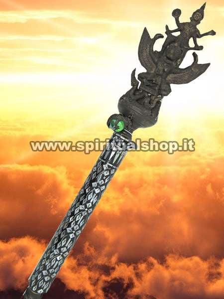 Bastone del Comando Shamanico Thailandese Buddista (Appena Ritornato dopo 1 Anno, UNICO PEZZO DISPONIBILE!!!)