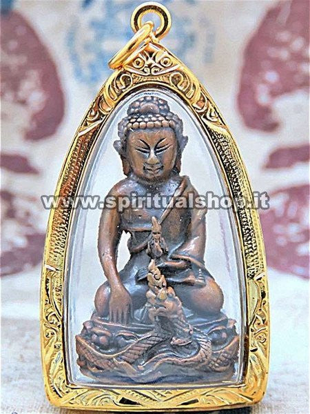 Amuleto Buddha KRING Bronzo "Re dei Naga" da LP KAMBU per FORTUNA ANTI MALOCCHIO EMANA ALTA ENERGIA POSITIVA! (ULTIMO PEZZO)*