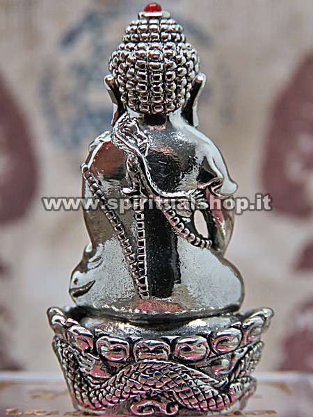 Statuina Buddha sul Dragone Alato forgiata con i metalli Sacri Collectors Limited Edition e Temple Box! ULTIMO PEZZO AL MONDO!