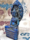 Lek Lai Rainbow Stupendo Buddha con Cobra Statua Magica 7,8x3,5cm