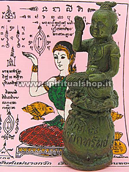 RARA Statuina Magica Kuman Nang Kwak per Attrarre DENARO e GUADAGNI. Ottima anche per Attività Lavorative (PEZZO UNICO!)*