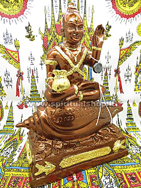POTENTISSIMA Statua Kuman Thong Kruba su Conchiglia Specializzato per Attirare Denaro  (Solo 1 Disponibile!)*