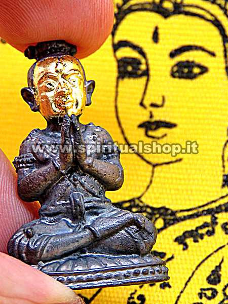 Statuina Kuman Thong Faccia d'Oro con preghiera Attira Soldi Rarissimo Non ne faranno più Unico pezzo disponibile non perderlo!