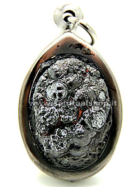 LEK LAI Talismano Grezzo Qualità 'Kod Koth' in Amuleto Acciaio (Rif. LL13) 42x24mm NON FARTELO SFUGGIRE!