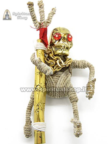 MOBOKA GOLDEN SKULL VERSIONE ULTRA-POTENZIATA! GUARDIANO NECROMANTICO PER PROTEZIONE PERSONALE TOTALE E RINVINCITA (UNICO PEZZO INTROVABILE!)*